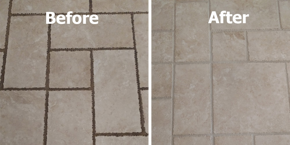 grout cleaning using steam cleaner
